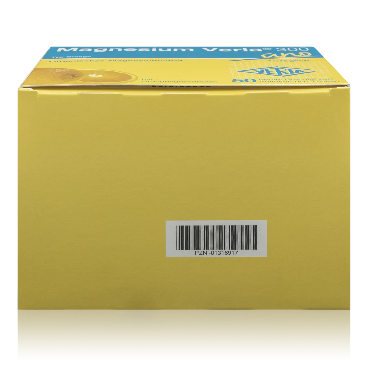 Magnesium Verla 300 uno Granulat mit Orangengeschmack zum Auflösen (50 St.)