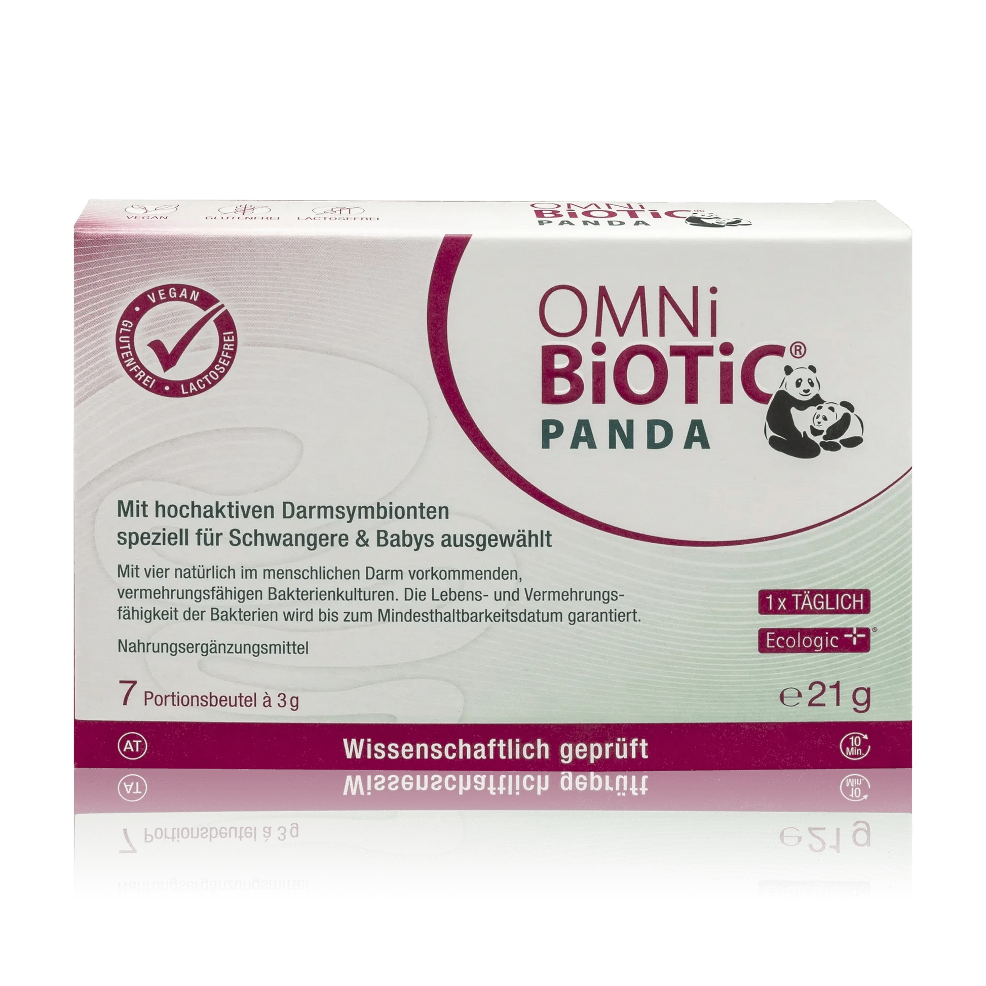 Omni Biotic Panda für Schwangere und Babys sorgt für einen gesunden Darm - ROTE.PLACE