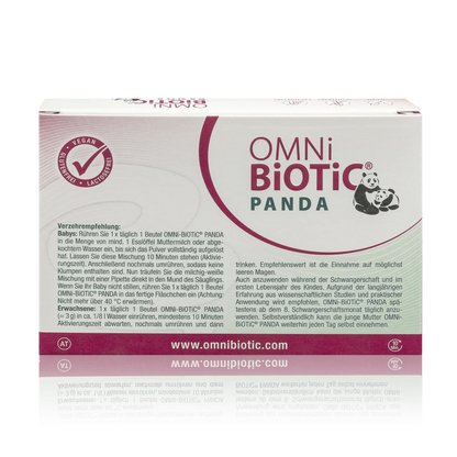 Omni Biotic Panda für Schwangere und Babys sorgt für einen gesunden Darm - ROTE.PLACE