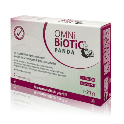 Omni Biotic Panda für Schwangere und Babys sorgt für einen gesunden Darm - ROTE.PLACE