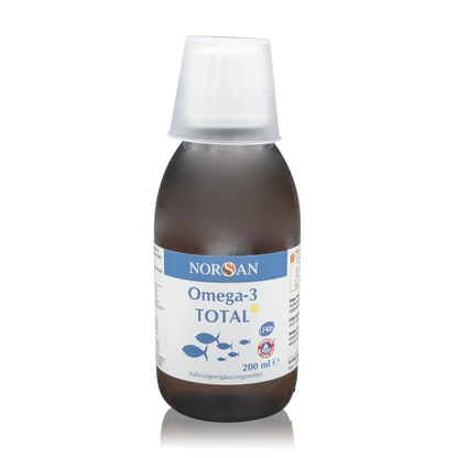 Norsan Fischöl Omega-3 Total mit Zitronengeschmack (200ml) - ROTE.PLACE