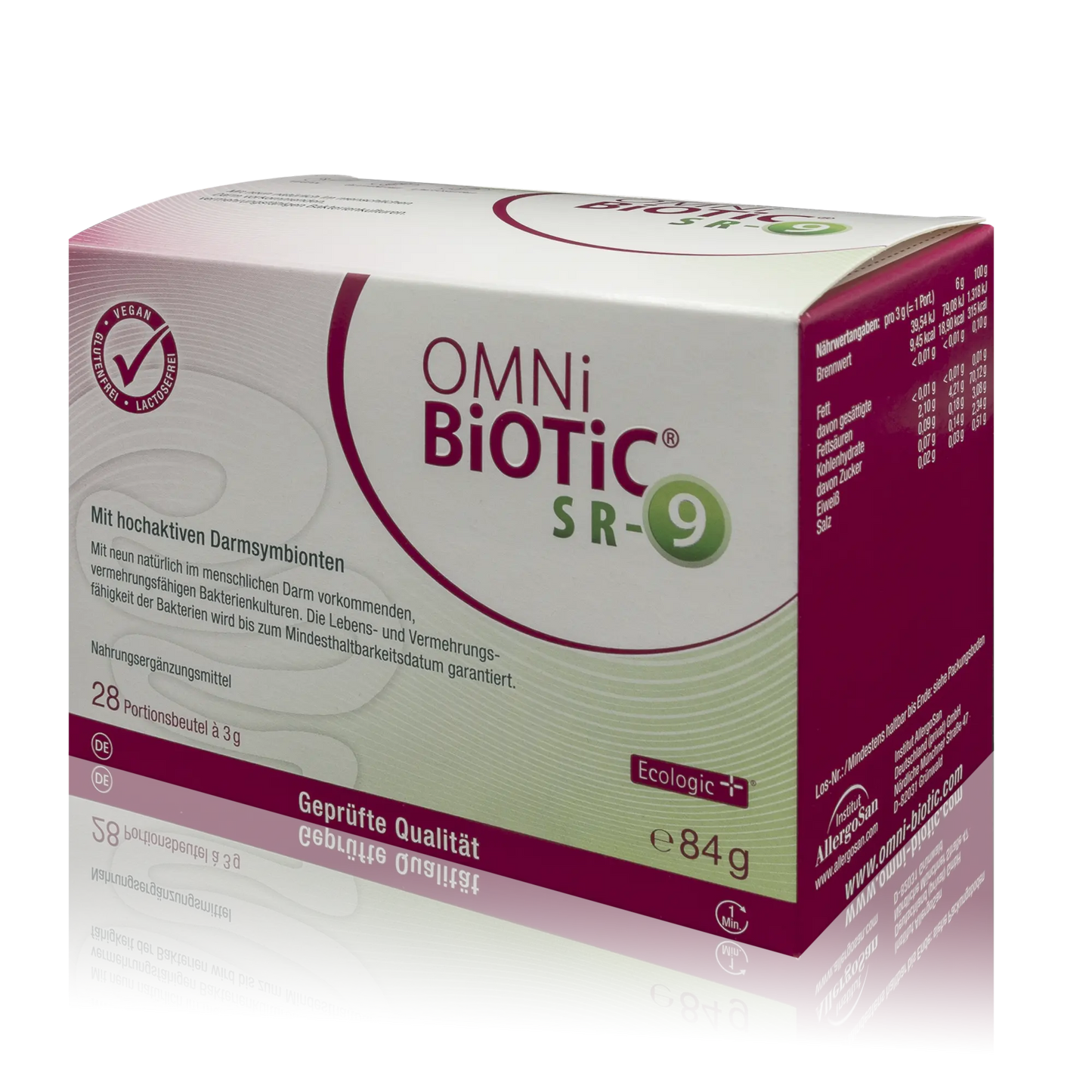 Omni Biotic SR 9 Stress Repair Vegan mit hochaktiven Darmbakterien (28 St.)