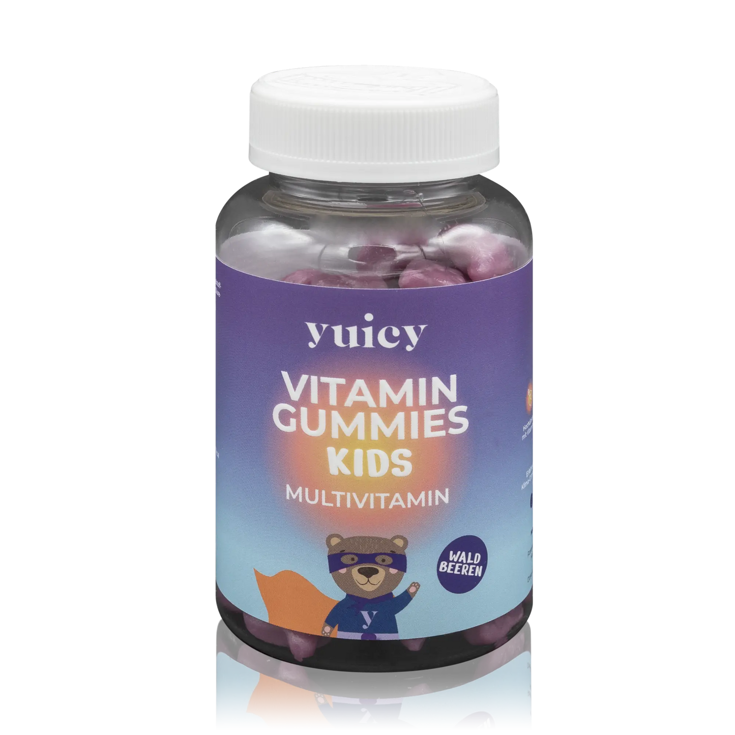 Yuicy Vitamin Fruchtgummis Kids Multivitamin für Kinder (60 St.) - ROTE.PLACE