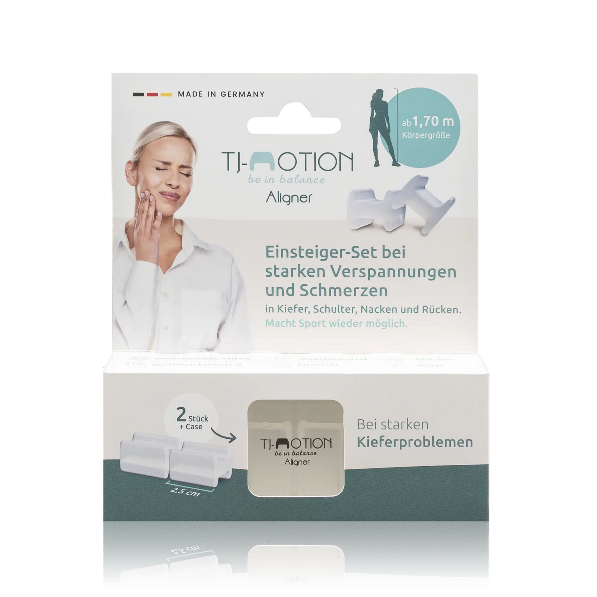 TJ-Motion be in balance Aligner - ab 1,70m Körpergröße - 1 Stück - Vorderansicht