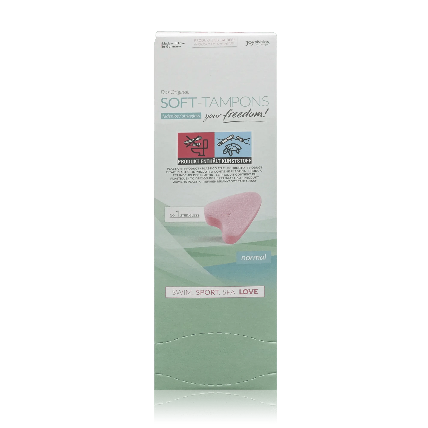 Soft Tampons fadenlos - Sicher, diskret und komfortabel (Normal) - ROTE.PLACE