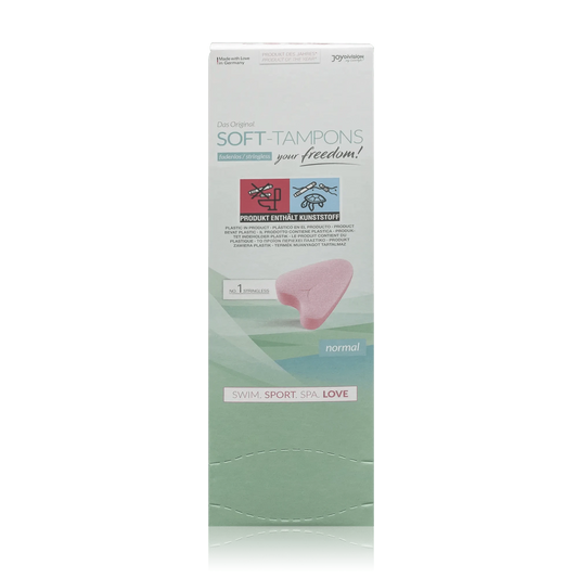 Soft Tampons fadenlos - Sicher, diskret und komfortabel (Normal) - ROTE.PLACE