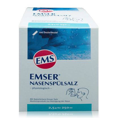 Emser Nasenspülsalz mit natürlichem Emser Salz (100 St.) - ROTE PLACE