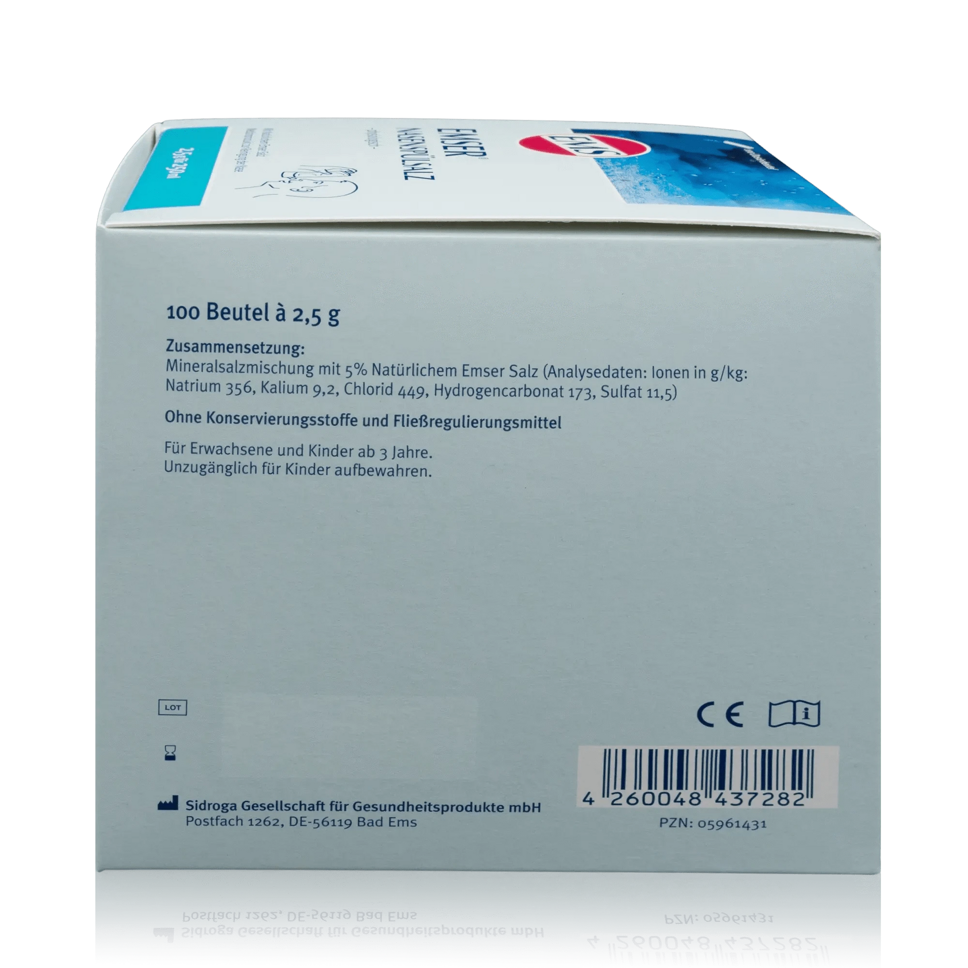 Emser Nasenspülsalz mit natürlichem Emser Salz (100 St.) - ROTE.PLACE