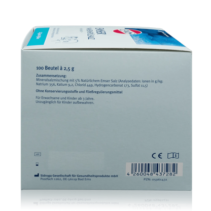 Emser Nasenspülsalz mit natürlichem Emser Salz (100 St.) - ROTE.PLACE