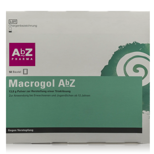 Macrogol AbZ gegen akute und chronische Verstopfung (50 St.) - ROTE PLACE