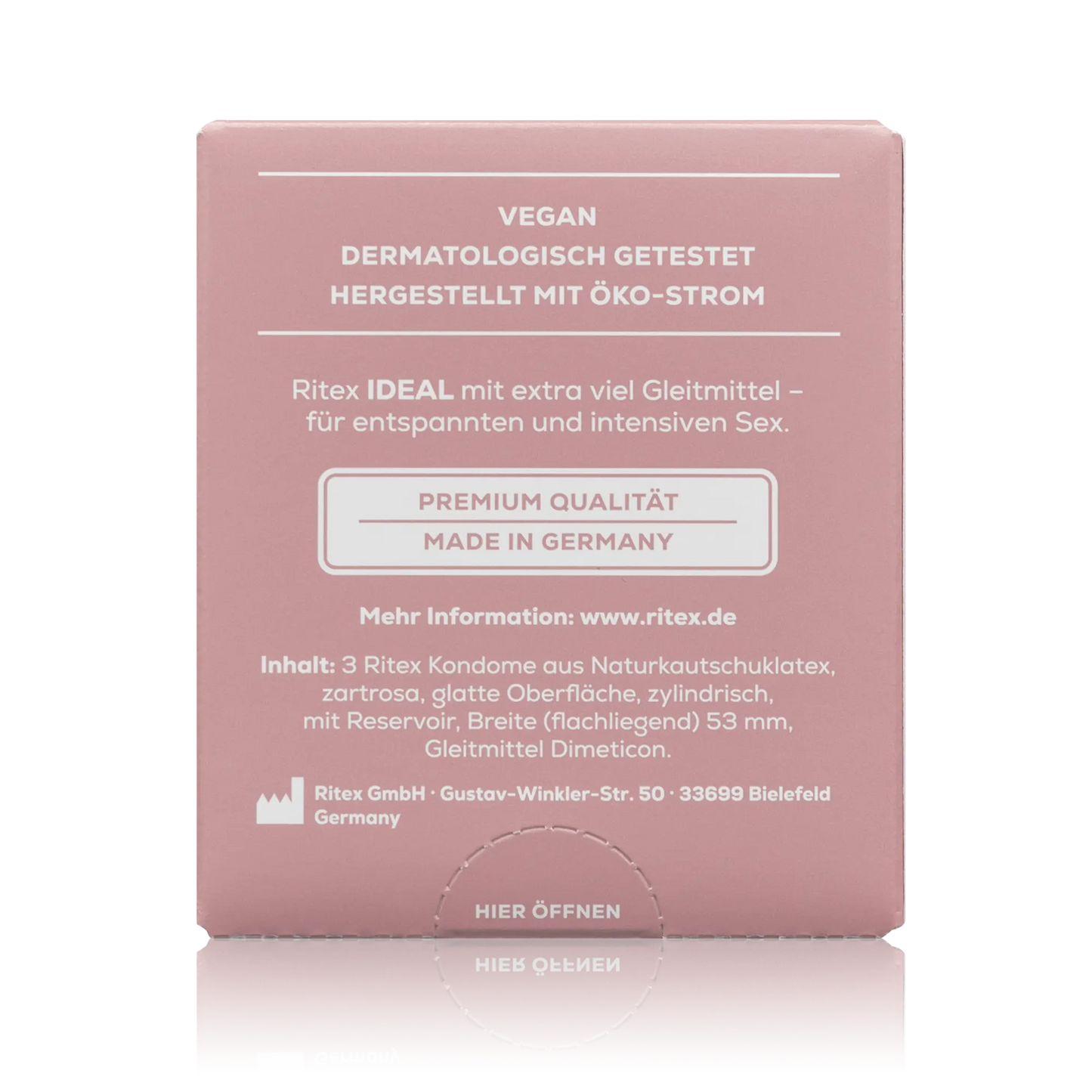 Ritex Kondome Ideal Extra Feucht Premium (3 St.) - ROTE PLACE